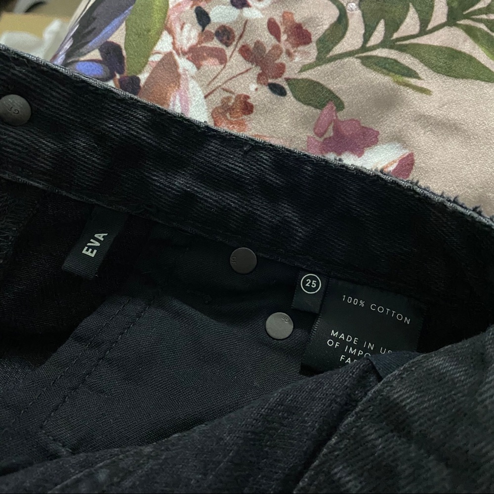 Grlfrnd Eva black denim hotel California skirt 25 - Picture 12 of 12